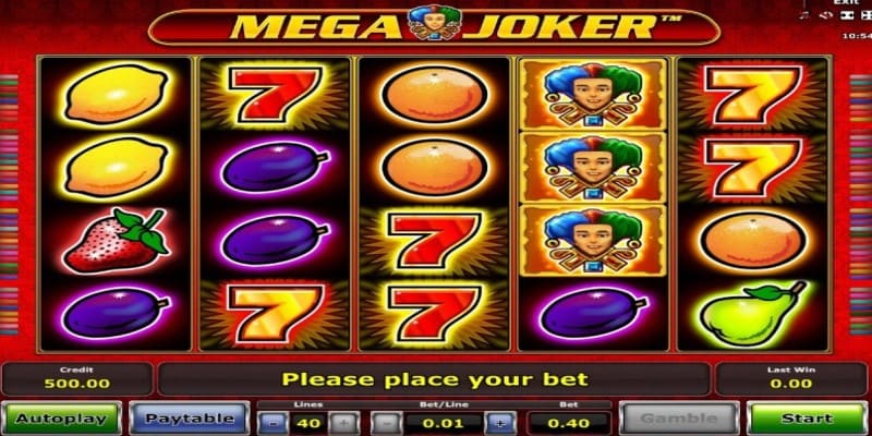 Game slot Mega Joker có tỷ lệ thắng cao 